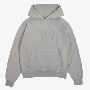 Taylor Swift The Tortured Poets Department TTPD Gray Embossed Hoodie Youth M
